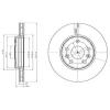 DELPHI BG4317 Brake Disc