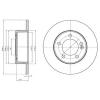 DELPHI BG4321 Brake Disc