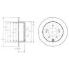 DELPHI BG4327 Brake Disc