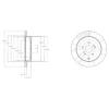 DELPHI BG4329 Brake Disc
