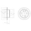 DELPHI BG4331 Brake Disc