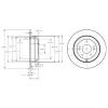 DELPHI BG4335 Brake Disc