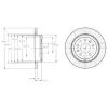 DELPHI BG4336 Brake Disc