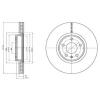 DELPHI BG4346 Brake Disc