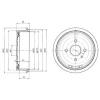 DELPHI BF102 Brake Drum
