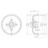 DELPHI BF111 Brake Drum