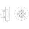 DELPHI BG3083 Brake Disc