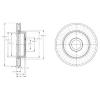DELPHI BG3659 Brake Disc