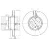 DELPHI BG9212 Brake Disc