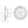 DELPHI BG9754 Brake Disc