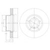 DELPHI BG9786 Brake Disc