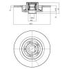 DELPHI BG9026RS Brake Disc