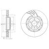 DELPHI BG9052 Brake Disc