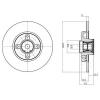 DELPHI BG9053RS Brake Disc