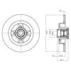 DELPHI BG9032RS Brake Disc
