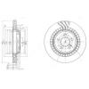 DELPHI BG4144 Brake Disc