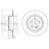 DELPHI BG4153 Brake Disc
