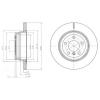 DELPHI BG4168 Brake Disc