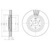 DELPHI BG4176 Brake Disc