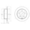 DELPHI BG4179 Brake Disc