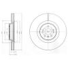 DELPHI BG9060 Brake Disc