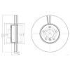 DELPHI BG9061 Brake Disc