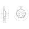 DELPHI BG9065 Brake Disc
