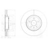 DELPHI BG9068 Brake Disc