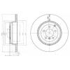 DELPHI BG9080 Brake Disc