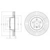 DELPHI BG9081 Brake Disc