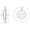 DELPHI BG9084 Brake Disc