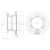 DELPHI BG9069 Brake Disc