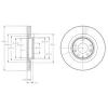 DELPHI BG9104 Brake Disc