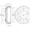 DELPHI BF292 Brake Drum