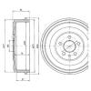 DELPHI BF325 Brake Drum
