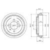 DELPHI BF336 Brake Drum