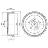 DELPHI BF341 Brake Drum