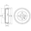 DELPHI BF346 Brake Drum
