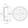 DELPHI BF369 Brake Drum