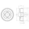 DELPHI BF380 Brake Drum