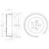 DELPHI BF405 Brake Drum