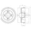 DELPHI BF423 Brake Drum