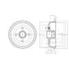DELPHI BF468 Brake Drum