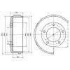 DELPHI BF478 Brake Drum