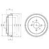 DELPHI BF485 Brake Drum