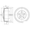 DELPHI BF488 Brake Drum