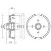 DELPHI BF96 Brake Drum