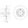 DELPHI BG2324 Brake Disc