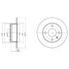 DELPHI BG2376 Brake Disc