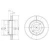 DELPHI BG2395 Brake Disc